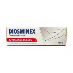 Diosminex Szybka ulga dla nóg Żel x 100g preparaty na żylaki ICN POLFA RZESZÓW S.A.