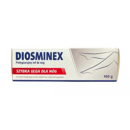 Diosminex Szybka ulga dla nóg Żel x 100g preparaty na żylaki ICN POLFA RZESZÓW S.A.