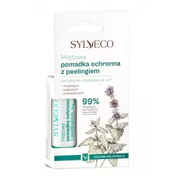 Sylveco Miętowa pomadka ochronna z peelingiem x 1 sztuka ( data ważności 31.10.2025 ) twarz