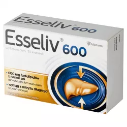 Esseliv 600 x 30 kapsułek wątroba AFLOFARM FARMACJA POLSKA SP. Z O.O.