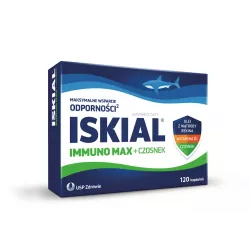 Iskial Immuno Max + Czosnek x 120 kapsułek tran i omega USP ZDROWIE SP. Z O.O