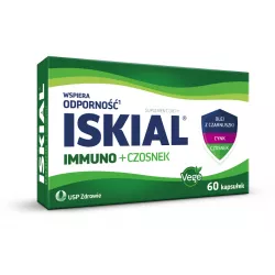 Iskial Immuno + Czosnek x 60 kapsułek czosnek USP ZDROWIE SP. Z O.O
