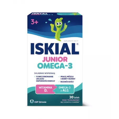 Iskial Junior Omega-3 x 30 żelek odporność dziecka USP ZDROWIE SP. Z O.O