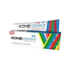 Acne-derm żel x 20 g preparaty na trądzik