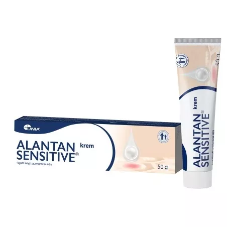 Alantan Sensitive krem x 50 g Preparaty na problemy skórne ZAKŁ. FARMACEUTYCZNE "UNIA" SPÓŁDZIELNIA PRACY Alantan Sensitive krem x 50 g Preparaty na problemy skórne ZAKŁ. FARMACEUTYCZNE "UNIA" SPÓŁDZIELNIA PRACY