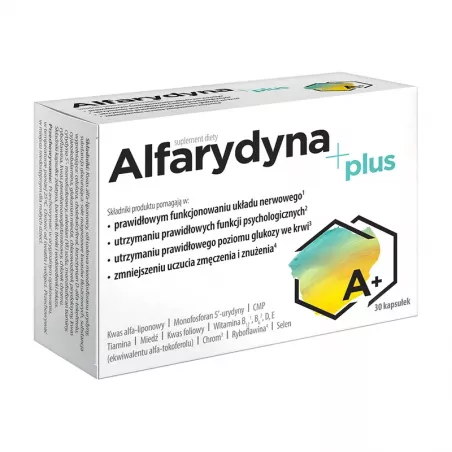 (AF) Alfarydyna plus kapsułki x 30 kapsułek Sprawny umysł AFLOFARM FARMACJA POLSKA SP. Z O.O.