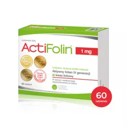 Actifolin 1 mg x 60 tabletek kwas foliowy