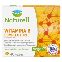 Naturell Witamina B Complex Forte x 40 tabletek witaminy z grupy B NATURELL POLSKA S.A.