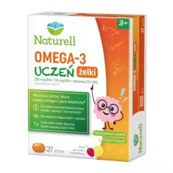 Naturell Omega-3 Uczeń x 27 żelków odporność dziecka USP ZDROWIE SP. Z O.O