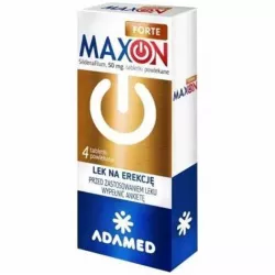 Maxon Forte 50 mg 4 tabletki powlekane Potencja⁸³ ADAMED PHARMA SPÓŁKA AKCYJNA