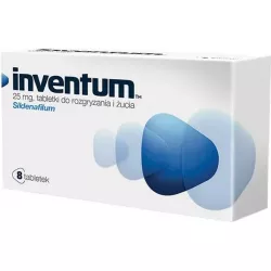 Inventum tabletki do rozgryzania i żucia 25 mg 8 tabletek Potencja⁸³ AFLOFARM FARMACJA POLSKA SP. Z O.O.