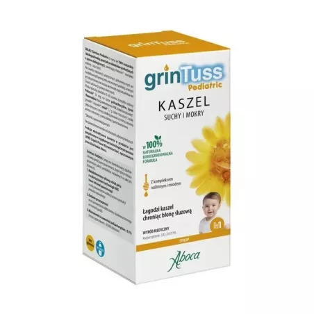 Grintuss Pediatric syrop x 180 g kaszel ABOCA POLSKA SP. Z O.O.