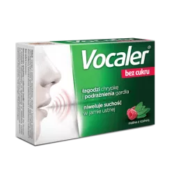 Vocaler bez cukru 12 pastylek do ssania Preparaty na chrypkę i chrapanie AFLOFARM FARMACJA POLSKA SP. Z O.O.