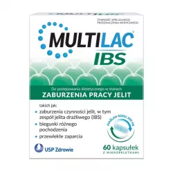 Multilac IBS 60 kapsułek preparaty na jelito drażliwe USP ZDROWIE SP. Z O.O