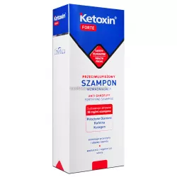 Ketoxin Forte szampon przeciwłupieżowy wzmacniający 200 ml preparaty na łupież OCEANIC S.A.