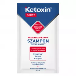 Ketoxin forte szampon przeciwłupieżowy wzmacniający 6 ml preparaty na łupież OCEANIC S.A.