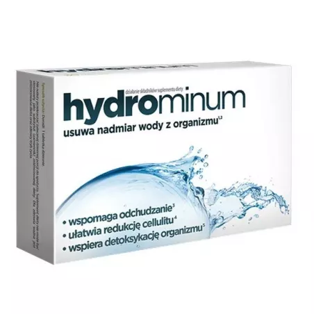 Hydrominum x 30 tabletek detox i odchudzanie AFLOFARM FARMACJA POLSKA SP. Z O.O. Hydrominum x 30 tabletek detox i odchudzanie AFLOFARM FARMACJA POLSKA SP. Z O.O.