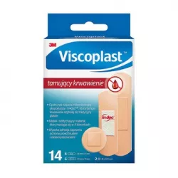 Plastry Viscoplast zestaw tamujący krwawienie x 14 sztuk Opatrunki i art. higieniczne 3M POLAND SP. Z O.O.