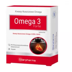 Omega 3 Forte x 60 kapsułek Starpharma (data ważności 30.07.2025 ) kwasy omega STARPHARMA SP.Z O.O.
