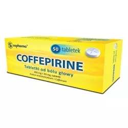 Coffepirine od bólu głowy x 50 tabletek tabletki przeciwbólowe