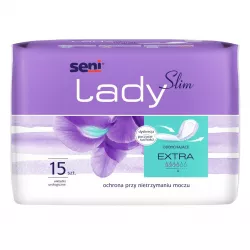 Seni Lady Slim Extra Wkładki x 15 sztuk podpaski tampony kubki menstr. TORUŃSKIE ZAKŁ. MATERIAŁÓW OPATRUNKOWYCH S.A.