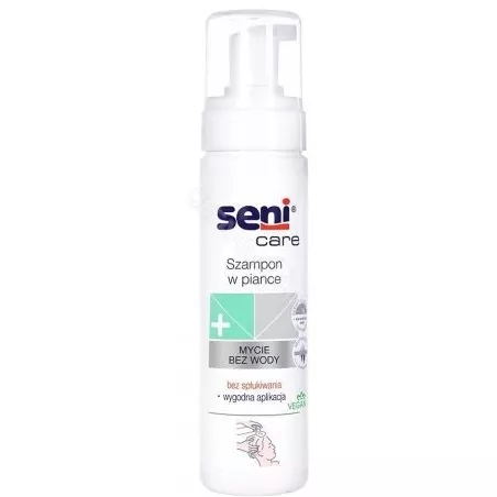 Seni Care Szampon w Piance bez użycia wody x 200ml żele mydła płyny TORUŃSKIE ZAKŁ. MATERIAŁÓW OPATRUNKOWYCH S.A.