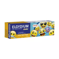 Elgydium Junior Emoji Tutti-Frutti pasta do zębów dla dzieci 50ml czyste zęby PIERRE FABRE DERMO-COSMETIQUE POLSKA SP. Z O.O.