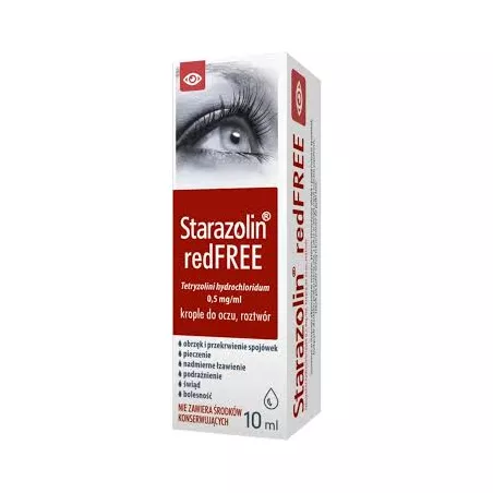 Starazolin Redfree krople do oczu x 10 ml krople do oczu