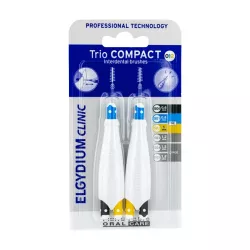 Elgydium Clinic Trio Compact 012 szczoteczki międzyzębowe szczoteczki nici i pasty do zębów PIERRE FABRE DERMO-COSMETIQUE POL...