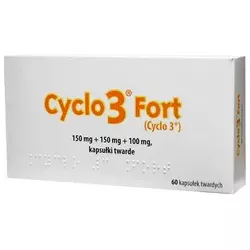 Cyclo 3 Fort x 60 kapsułek preparaty na żylaki