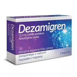 Dezamigren tbl-p 12,5mg x 2tbl migrena AFLOFARM FARMACJA POLSKA SP. Z O.O.