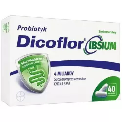 Dicoflor Ibsium x 40 kapsułek probiotyki na trawienie BAYER SP. Z O.O.