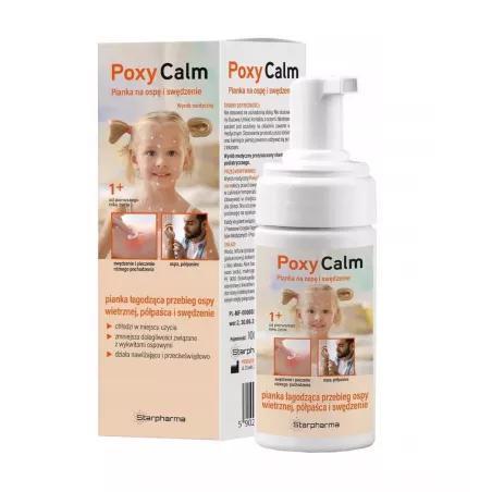 Poxy Calm pianka na ospę i swędzenie x 100ml ospa STARPHARMA SP.Z O.O.