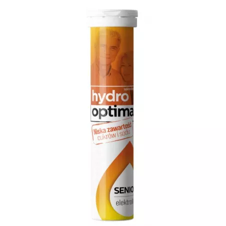 Hydro Optima Senior 20 tabletek musujących Elektrolity AFLOFARM FARMACJA POLSKA SP. Z O.O.