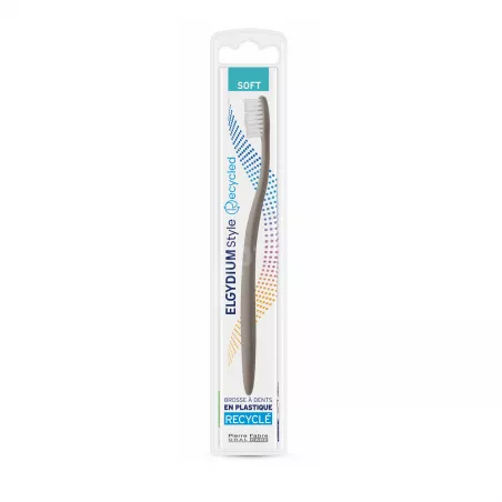 Elgydium Style soft szczoteczka do zębów z recyklingu x 1 sztuka Eko szczoteczki i pasty PIERRE FABRE DERMO-COSMETIQUE POLSKA...