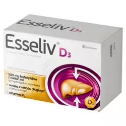Esseliv D3 x 50 kapsułek wątroba AFLOFARM FARMACJA POLSKA SP. Z O.O.