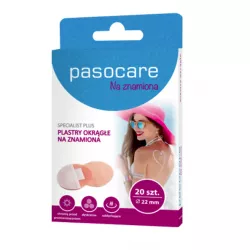 Pasocare Specialist Plus okrągłe plastry na znamiona x 20 sztuk Opatrunki i art. higieniczne PASO-TRADING SP. Z O.O.