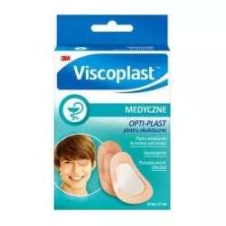 Viscoplast Opti-Plast plastry okulistyczne 82 x 57 mm x 10 plastrów pielęgnacja ciała 3M POLAND SP. Z O.O.