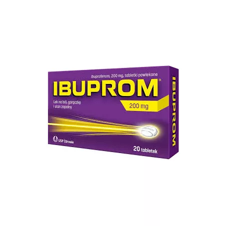 Ibuprom 200mg x 20 tbl tabletki przeciwbólowe