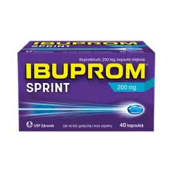 Ibuprom sprint caps kaps 200mg x 40 kps tabletki przeciwbólowe