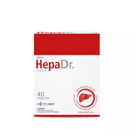 HepaDr. x 40 tabletek wątroba DIATHER SP. Z.O.O. SP. K.