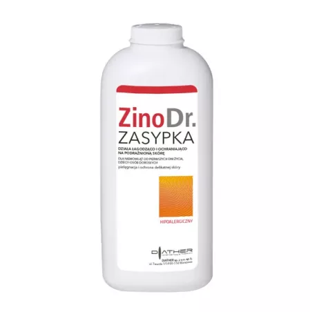 ZinoDr. zasypka x 100g maści i kremy na odparzenia DIATHER SP. Z.O.O. SP. K.
