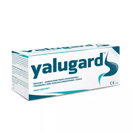 Yalugard x 20 saszetek wrzody żołądka, zgaga, refluks DIATHER SP. Z.O.O. SP. K.