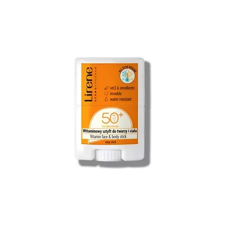 Lirene SUN Sztyft do twarzy i ciała SPF 50 x 15g preparaty z filtrem UV LIRENE Lirene SUN Sztyft do twarzy i ciała SPF 50 x 15g preparaty z filtrem UV LIRENE