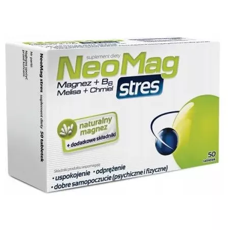 Neomag stres x 50 tbl Stres AFLOFARM FARMACJA POLSKA SP. Z O.O.