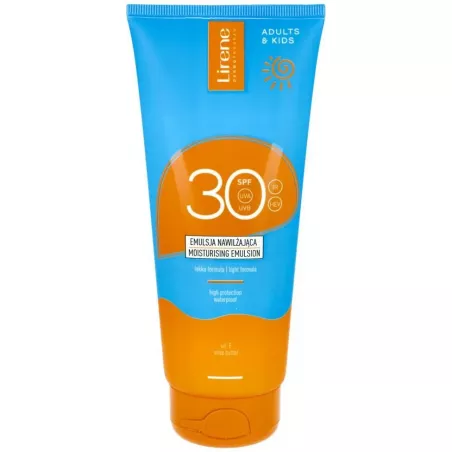 Lirene SUN emulsja nawilżająca SPF 30 x 200ml preparaty z filtrem UV LIRENE Lirene SUN emulsja nawilżająca SPF 30 x 200ml preparaty z filtrem UV LIRENE