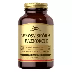 Solgar Włosy, Skóra, Paznokcie x 120 tabletek