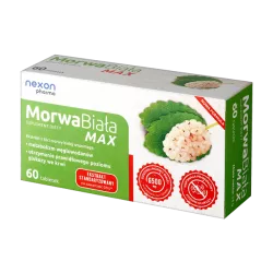 Morwa Biała Max x 60 tabletek Morwa Biała
