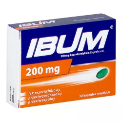 Ibum 200mg x 10 kapsułek tabletki przeciwbólowe