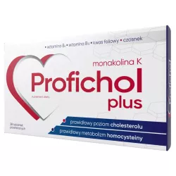 Profichol plus x 28 tabletek powlekanych leki i suplementy na cholesterol NATUR PRODUKT PHARMA SP. Z O.O.
